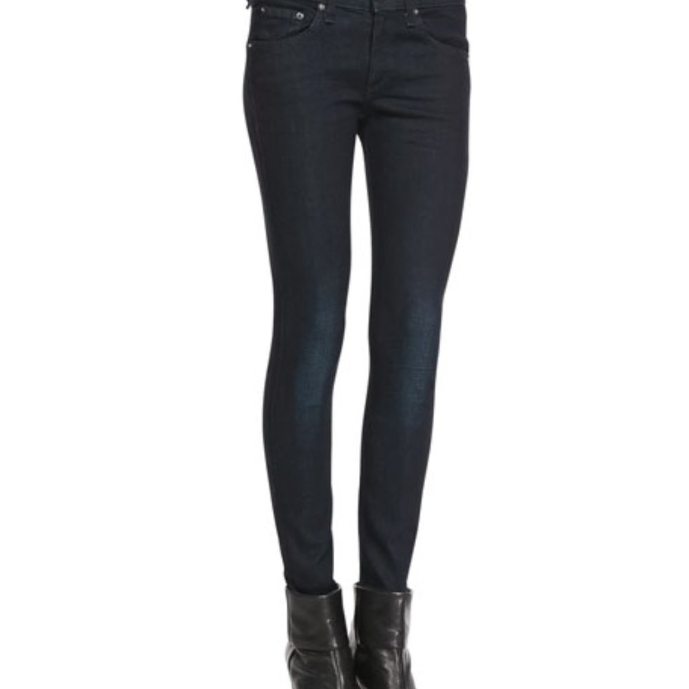 Rag & Bone Skinny Jeans - Olive Harrow, Size 31